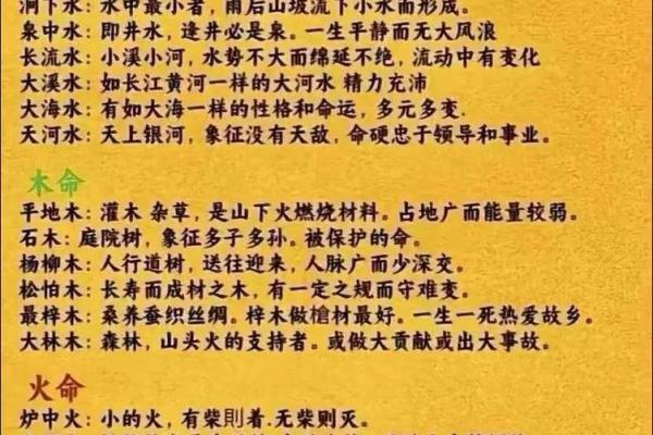 纳音算命断八字命