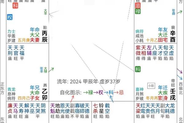 紫薇命盘疾厄宫廉贞天相