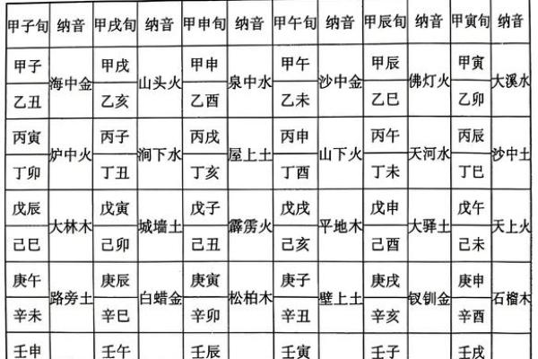传承国学文化，算命入门，六十甲子纳音