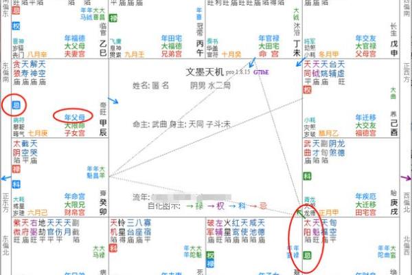 紫微斗数之生年干四化表象：夫妻宫四化入各宫表象