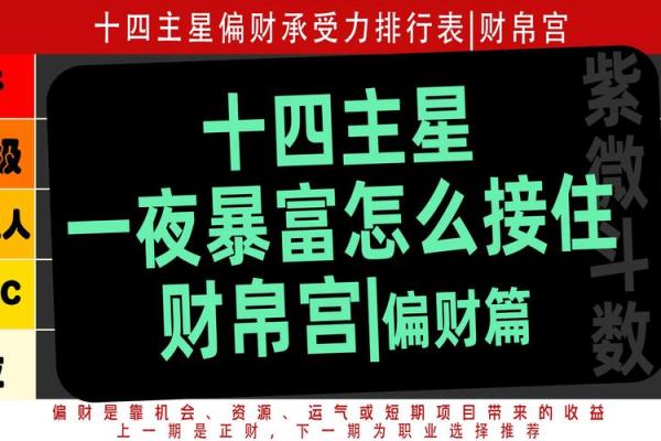 紫微斗数之财帛宫与诸星，紫微星在财帛宫是什么意思？