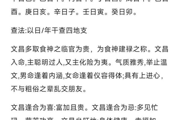 文昌八字,八字里面有文昌代表啥-
