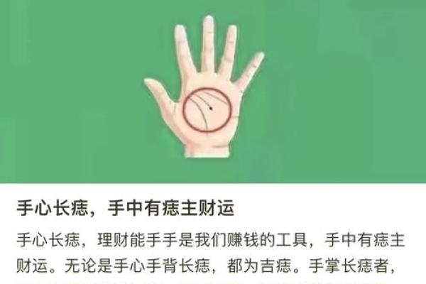 男手痣相图解算命