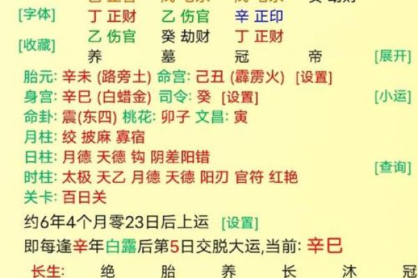 八字命理吉凶解析表大全 八字命理吉凶解析表大全