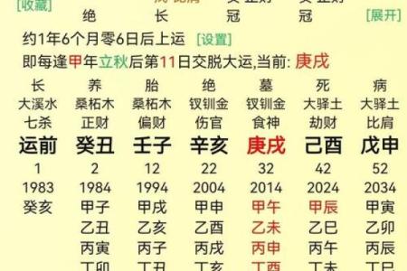 行年和流年是什么意思  八字排盘大运是什么意思